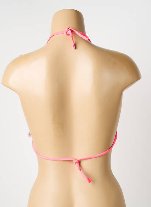 Sutien de costum de baie închidere cu legături de legat sutien balconet cu decolteu înalt roz PRINCESSE TAM-TAM femme