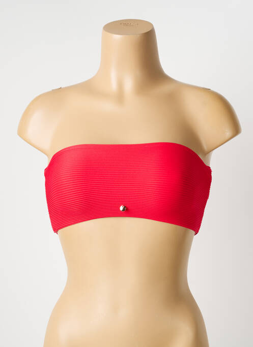 Sutien de costum de baie top bentiță top bentiță roșu SEAFOLLY femme