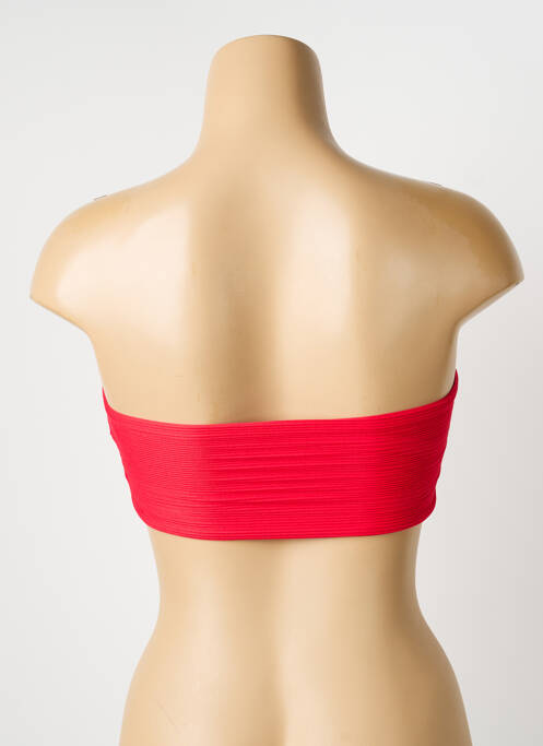 Sutien de costum de baie top bentiță top bentiță roșu SEAFOLLY femme