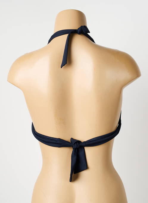 Sutien de costum de baie elasticitate sutien cu susținere înaltă și burete detașabil albastru BLUELOBSTER femme