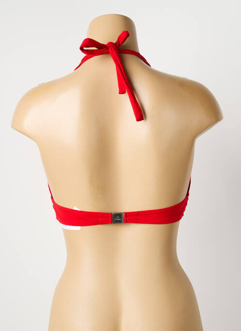 Sutien de costum de baie elasticitate sutien cu susținere înaltă și burete detașabil roșu LISE CHARMEL femme