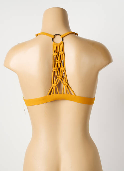 Sutien fără armatură top sutien tip racerback galben AUBADE femme