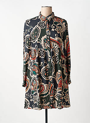 Rochie scurtă mâneci lungi mâneci lungi verde LOLA ESPELETA femme