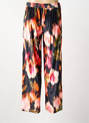 Pantalon drept talie elastică negru LOLA ESPELETA femeie
