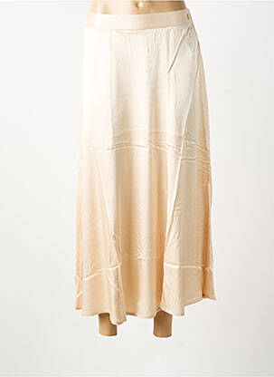 Fustă lungă croială fluidă bej LOLA ESPELETA femme