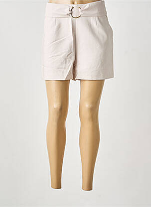 Șort croială dreaptă bej LOLA ESPELETA femme