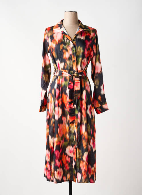 Rochie lungă mâneci lungi mâneci lungi portocaliu LOLA ESPELETA femme