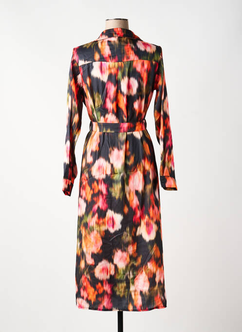 Rochie lungă mâneci lungi mâneci lungi portocaliu LOLA ESPELETA femme