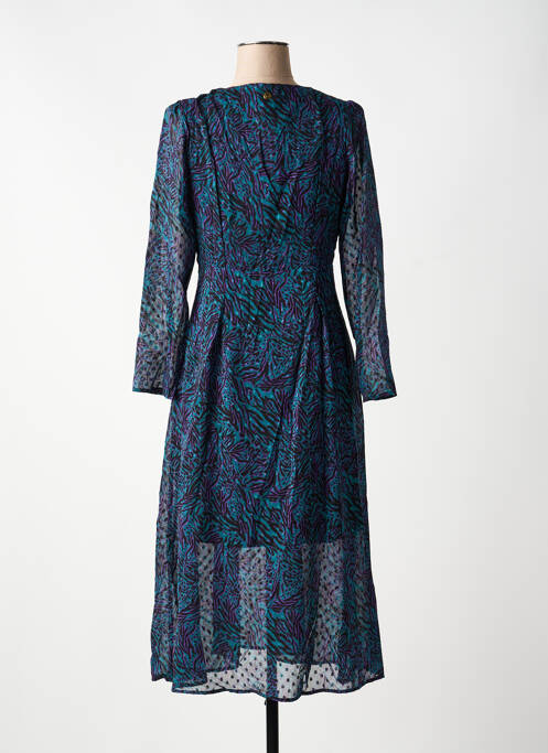 Rochie lungă mâneci lungi mâneci lungi verde LOLA ESPELETA femme