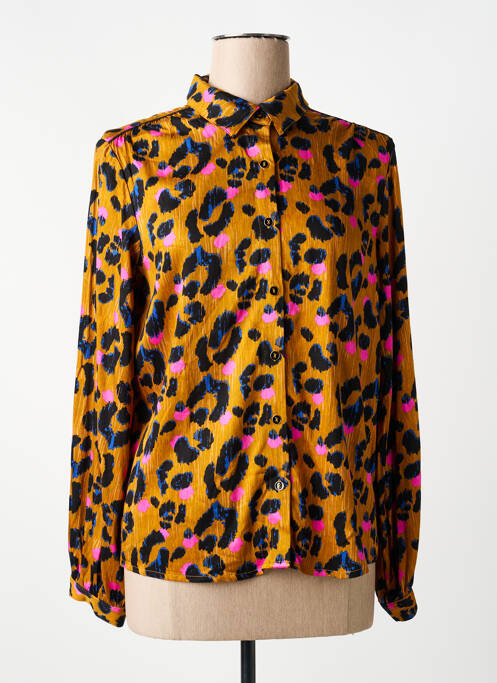 Cămașă imprimeu fantezie mâneci lungi galben LOLA ESPELETA femme