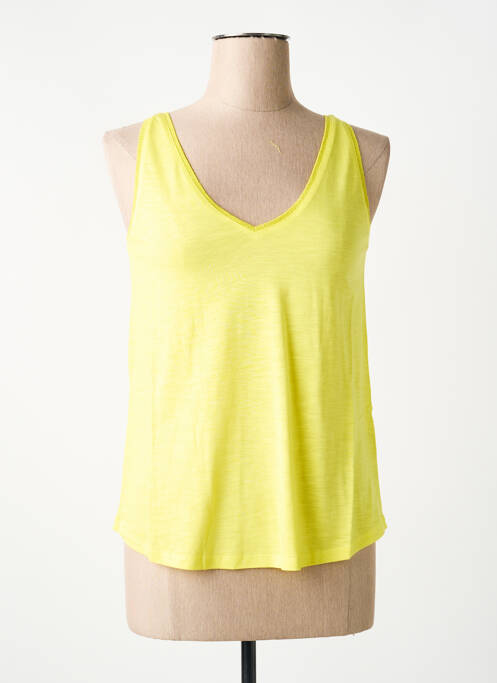 Top croială cambrată fără mâneci galben LOLA ESPELETA femme