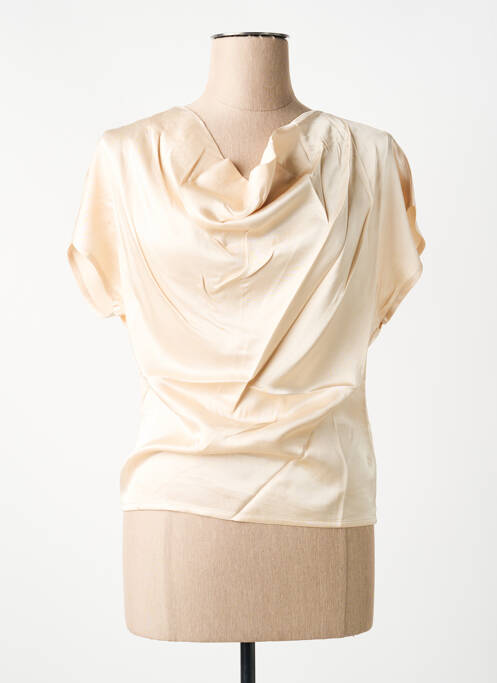 Top croială cambrată fără mâneci bej LOLA ESPELETA femme