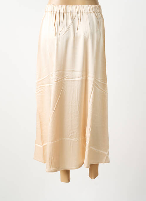 Fustă lungă croială fluidă bej LOLA ESPELETA femme