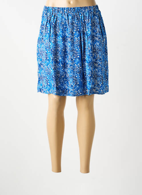 Fustă scurtă talie elastică albastru LOLA ESPELETA femme