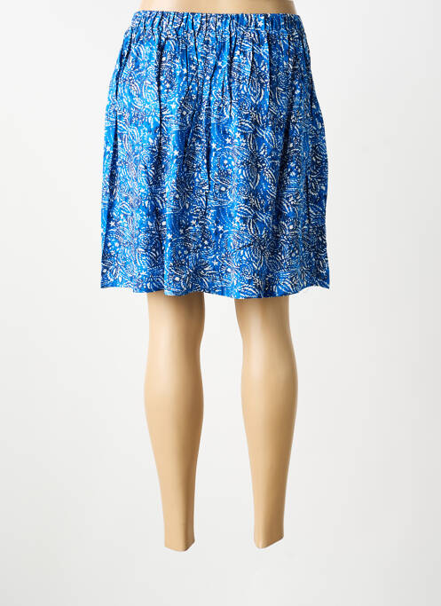 Fustă scurtă talie elastică albastru LOLA ESPELETA femme