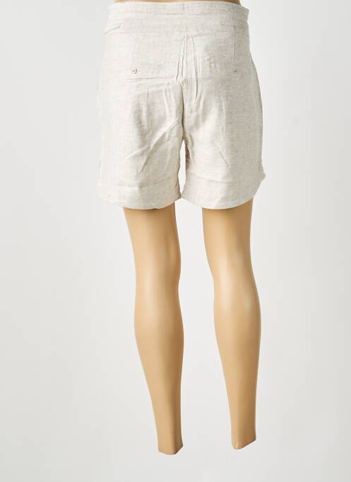 Șort închidere cu fermoar sub clapetă cu cârlig mărime normală bej LOLA ESPELETA femme