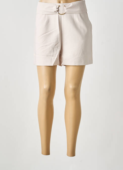 Șort croială dreaptă bej LOLA ESPELETA femme