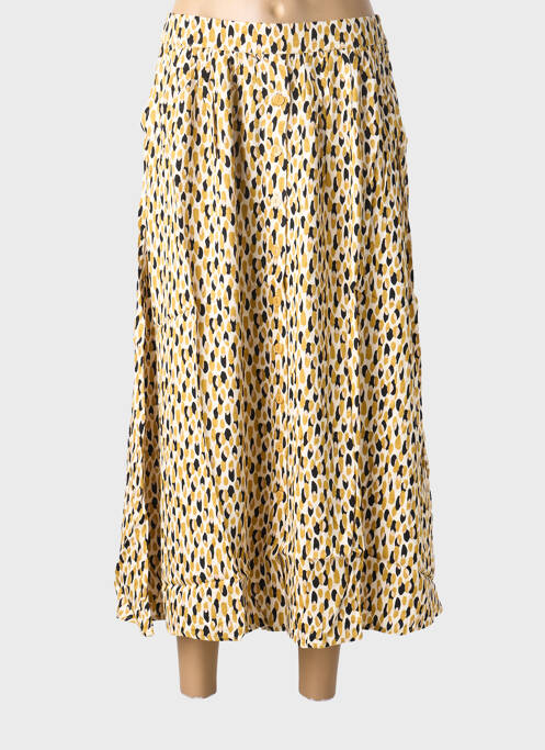 Fustă lungă imprimeu fantezie galben LOLA ESPELETA femme