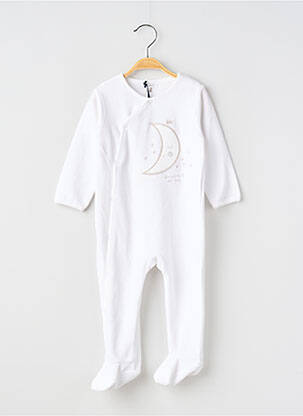 Pijama alb ABSORBA fată