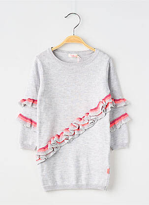 Rochie pulover mâneci lungi mâneci lungi gri BILLIEBLUSH fată