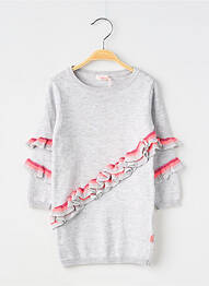 Rochie pulover mâneci lungi mâneci lungi gri BILLIEBLUSH fille