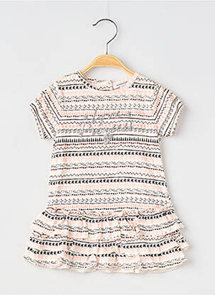 Rochie midi alb 3 POMMES fată