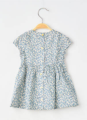 Rochie midi mâneci scurte mâneci scurte albastru ABSORBA fată