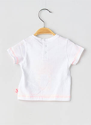 Tricou închidere cu nasturi la spate mâneci scurte alb BILLIEBLUSH fată