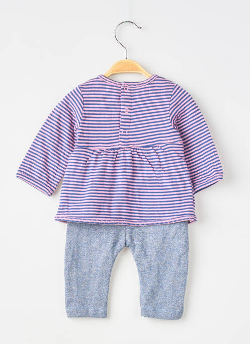 Salopetă-pantalon albastru 3 POMMES fată