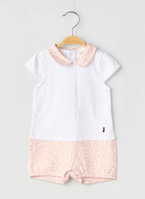 Salopetă scurtă roz CARREMENT BEAU fată