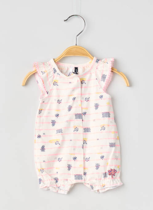 Salopetă scurtă alb 3 POMMES fată