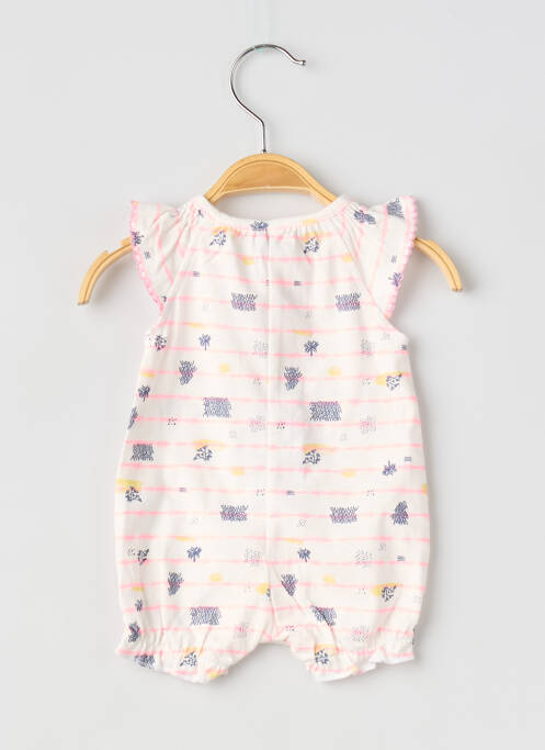 Salopetă scurtă alb 3 POMMES fată