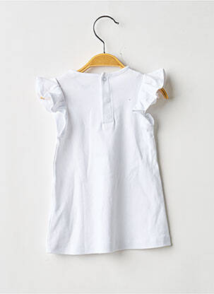 Rochie scurtă mâneci scurte mâneci scurte alb KARL LAGERFELD fată