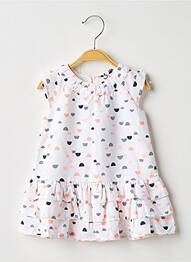 Rochie midi fără mâneci fără mâneci alb 3 POMMES fată