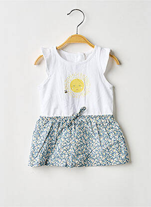 Rochie midi alb ABSORBA fată