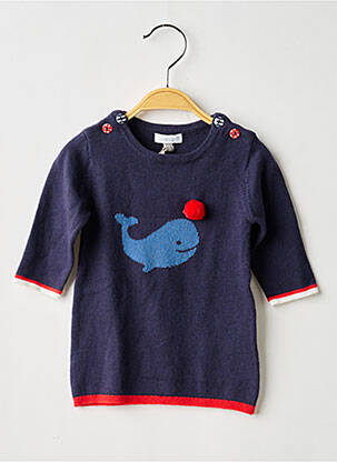 Rochie pulover albastru ABSORBA fată