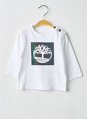 Tricou mâneci lungi mâneci lungi alb TIMBERLAND băiat