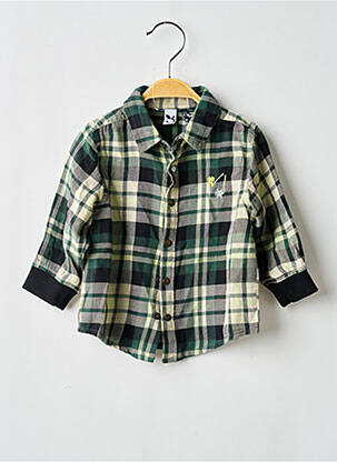 Cămașă cu mâneci lungi verde 3 POMMES băiat