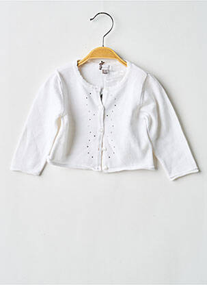 Vestă cu mâneci lungi alb ABSORBA fată