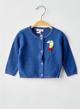 Vestă cu mâneci lungi albastru CATIMINI fată