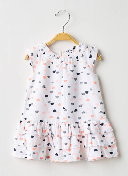 Rochie midi alb 3 POMMES fată