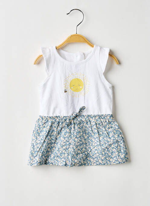 Rochie midi alb ABSORBA fată