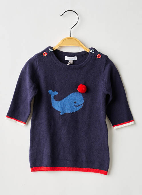 Rochie pulover albastru ABSORBA fată