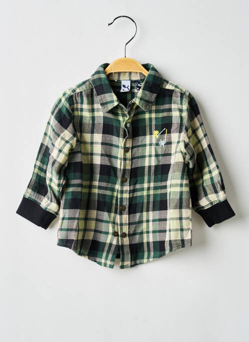 Cămașă cu mâneci lungi verde 3 POMMES băiat