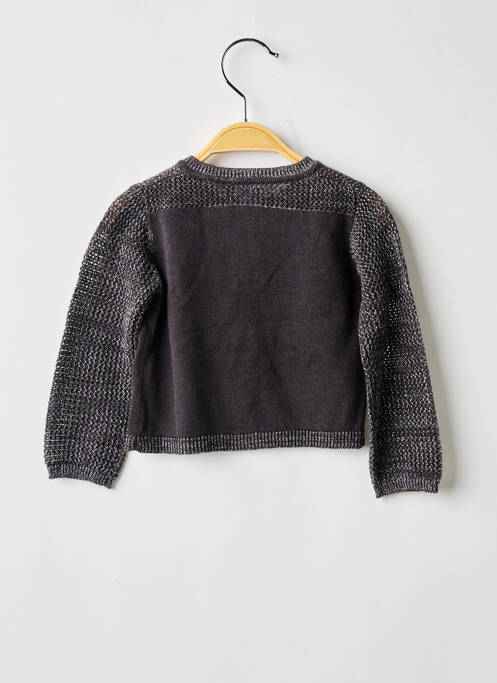 Vestă cu mâneci lungi gri 3 POMMES fată