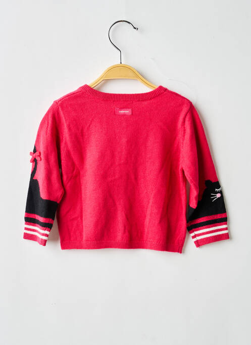 Vestă cu mâneci lungi roz CATIMINI fată