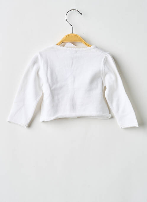 Vestă cu mâneci lungi alb ABSORBA fată