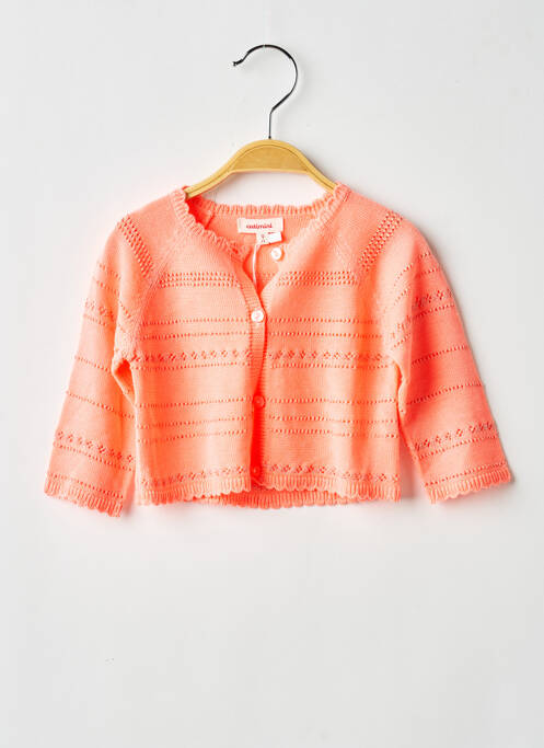 Vestă cu mâneci lungi roz CATIMINI fată