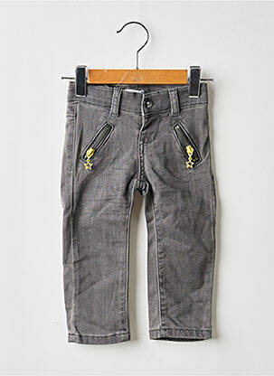 Blugi cu croială dreaptă gri 3 POMMES băiat