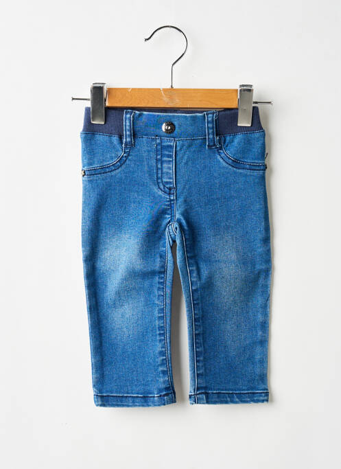 Blugi cu croială slim albastru 3 POMMES fată